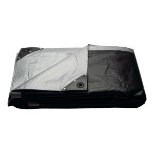 Tarpaulin, 4x6m, Silver Or Black, ETC