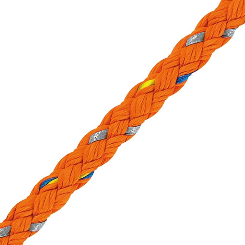 Flettet Reflekterende Linje 20m Orange Carlmarks