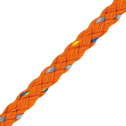 Flätad Reflexlina 20m Orange Carlmarks