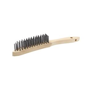 Steel Brush, Wooden Handle, 5 Rows, 12pcs, Schuller Eh'klar