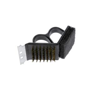 Grill Brush 3-In-1, 24pcs, Mustang