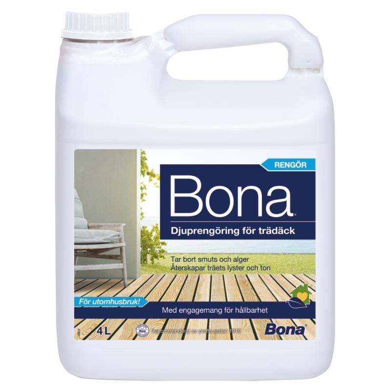 Djuprengöring Av Trädäck, 4L, Bona