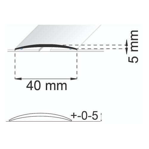 Fugeliste Selvklæbende SA13, 1000mm, Habo