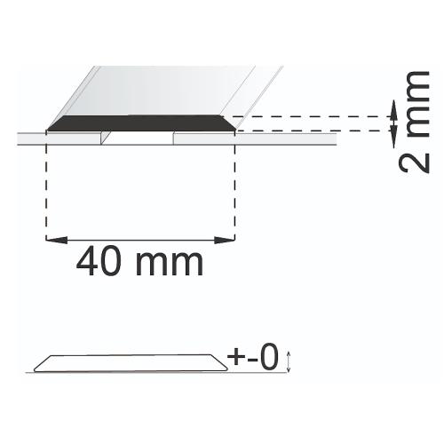 Fugeliste Selvklæbende SA24, 1000mm, Habo