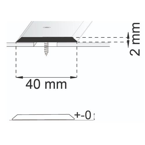 Joint Strip A24, 1000mm, Habo