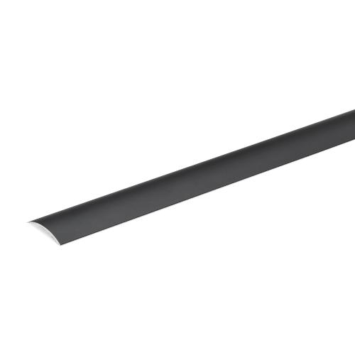 Level Strip Self-Adhesive SA78, 1000mm, Matt Black, Habo 30495