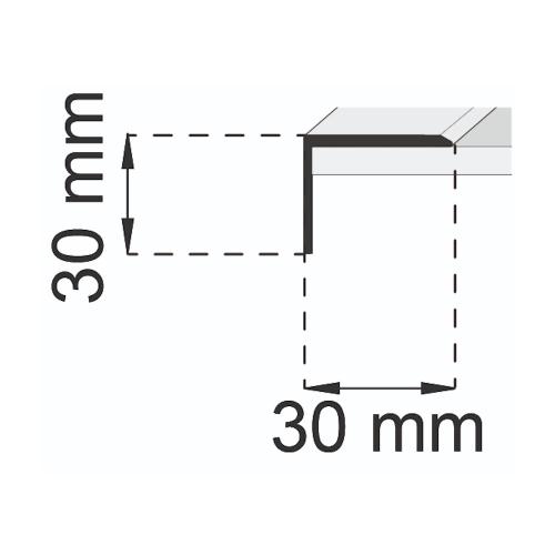 Kantlist Självhäftande SA14, 1000mm, Habo