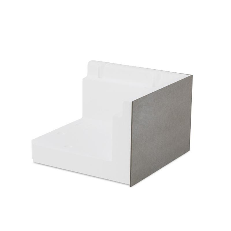 Siroc L-element Fibercement Hörn Formgjutet JP200 500x600x600mm BEWI