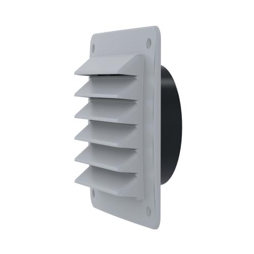 Gitter 150mm Med Stos, Grå/Sort, Fresh