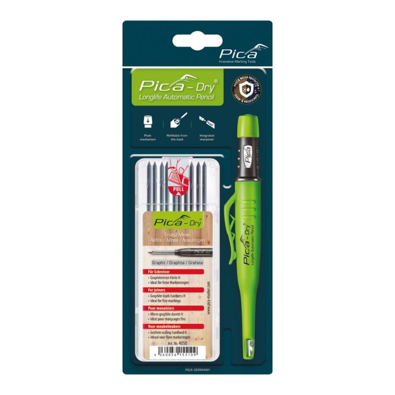 Djuphålsmärkare Dry+Graphite Med Stift H 4050 Pica