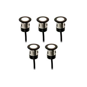 Lighting Wooden Deck Orion, 0.5W, 12V, Black, 5pcs, LightsOn