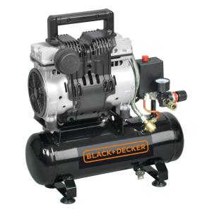 Compressor, Supersilent, Oil-Free, 6L, Black & Decker