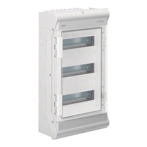 Kapsling Vector Indendørs 3x12 Moduler IP65 Hager