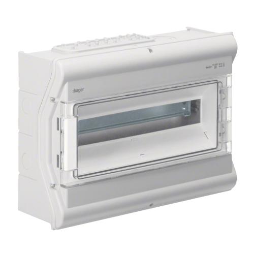Enclosure Vector Indoor 1x18 Modules IP65 Hager