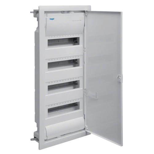 Kapsling Volta Indbygget Til Hulvæg 4x12 Moduler IP30 Hager