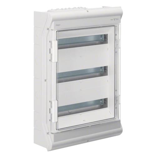 Kapsling Vector Indendørs 3x18 Moduler IP65 Hager