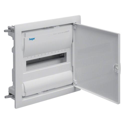 Kapsling Volta Indbygget Til Hulvæg 1x12 Moduler IP30 Hager