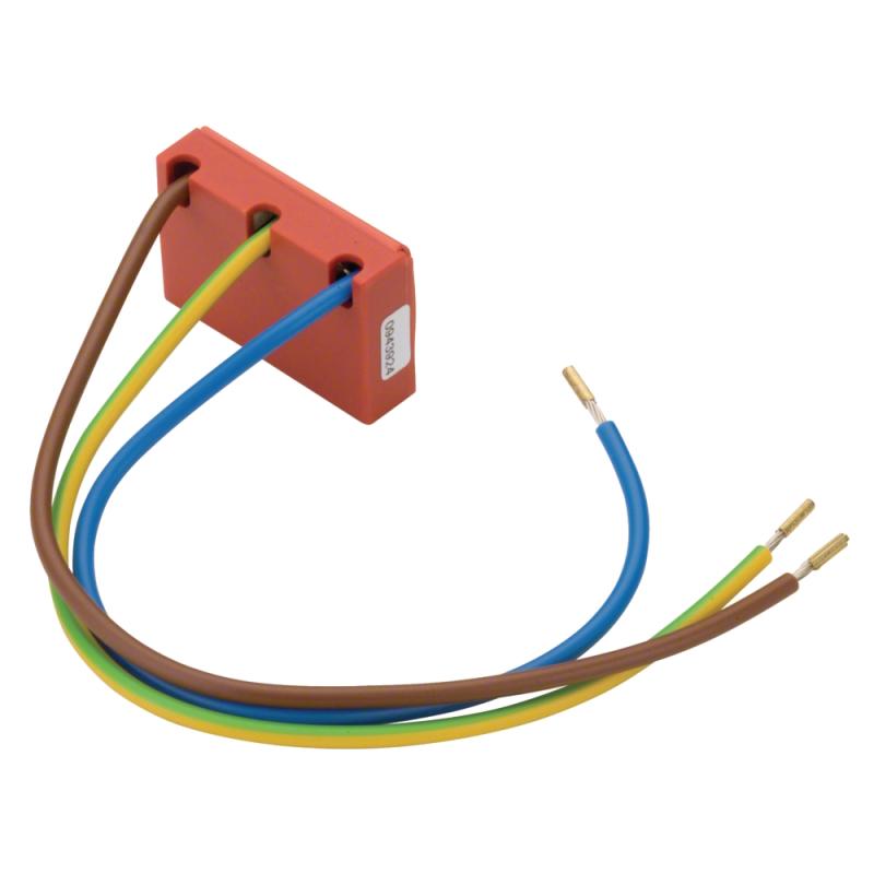 Overspændingsbeskytter Type-3 Med Finbeskyttelse 3-Tilslutninger 1-Udtag 3Polet 16A 230V IP00 Hager