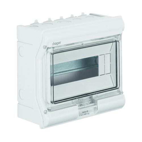 Kapsling Vector Udendørs 1x10 Moduler IP65 Hager