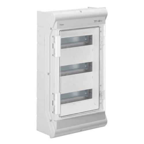 Kapsling Vector Udendørs 3x12 Moduler IP65 Hager