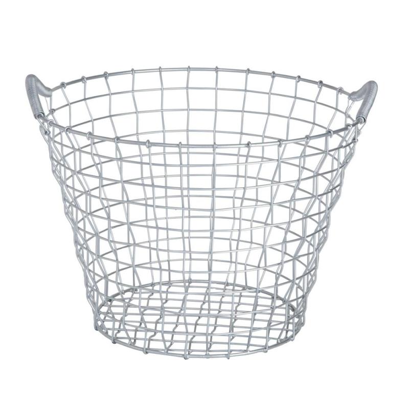 Trådkorg, Zink, 35L, 6st, Nyby