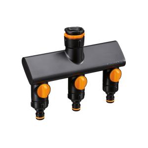 Faucet Coupling Triple On, Off Comfort, Fiskars