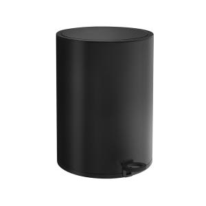 Pedal Bin Round Matte Black 6L, Smedbo FB668