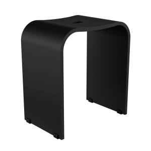 Badeværelsesskammel Living Sort Smedbo FB407