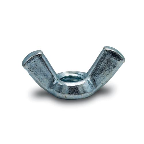 Vingemøtrik Amerikansk, FZB, M10, Elektro-Galvaniseret, 50stk, Fast 277560