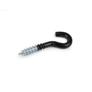 Lamp Hook 23, 50mm, 5pcs, Black, Habo 30934