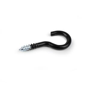 Screw Hook 11, 5pcs, Black, Habo