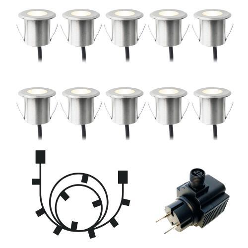 Belysning Trädäck Dexter, LED, 0,5W, 12V, 10st, LightsOn