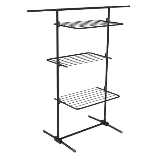 Tørrestativ Triple Plus, Sort, Rörets