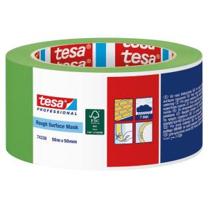 Masking Tape, Rough Surfaces, 50mm, 50m, 6pcs, Tesa