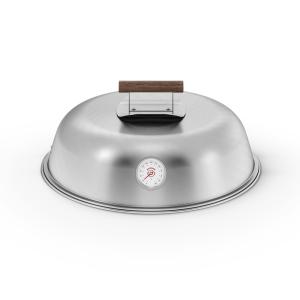 Lid With Thermometer, Stainless Steel, 58cm, Muurikka 54920960