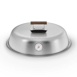 Lid With Thermometer, Stainless Steel, 78cm, Muurikka 54920970