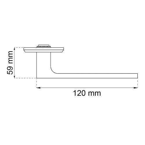 Dörrhandtag A2560, Habo