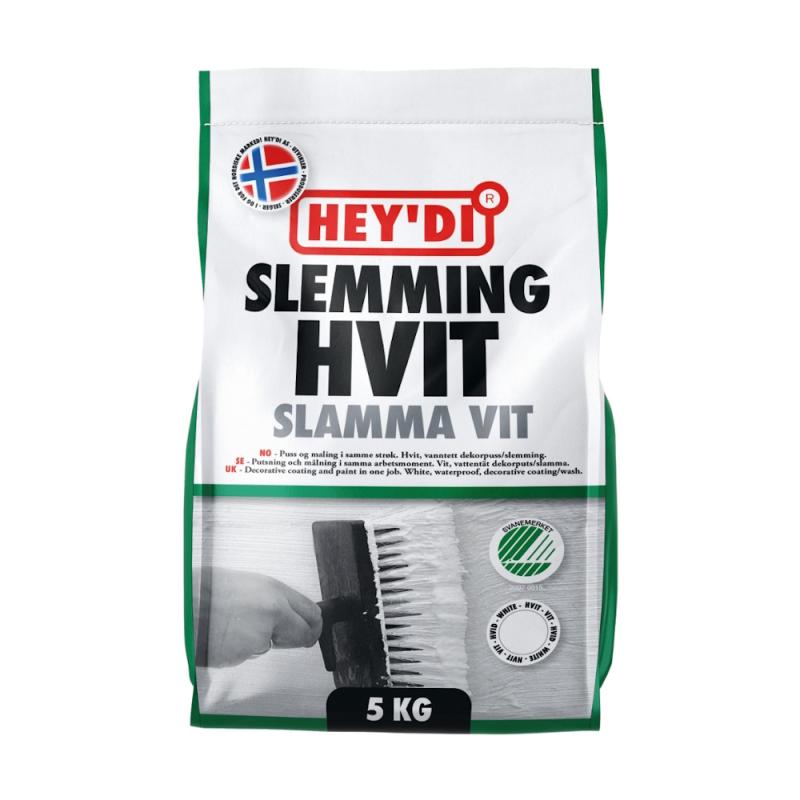 Dekorputs Slamma Vit 5kg Hey'di