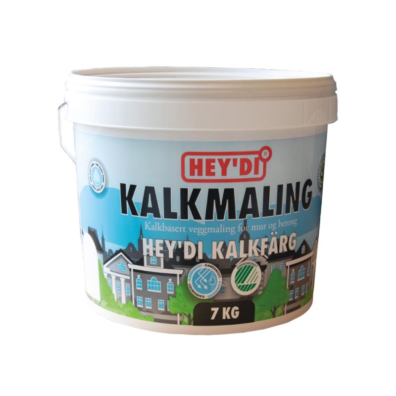 Hey'di Kalkmaling 7kg Hvid