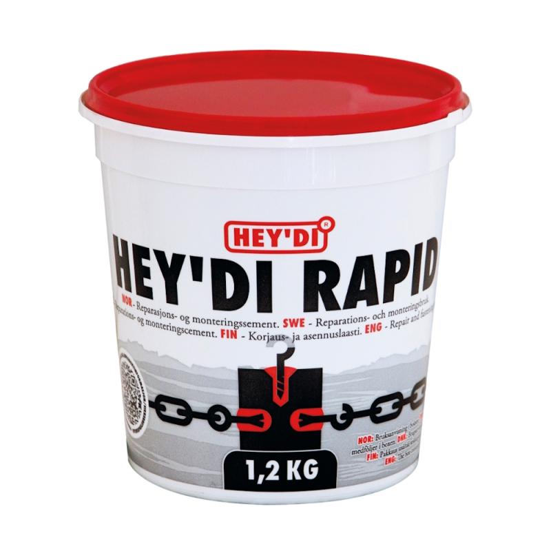 Hey'di Hurtigtørrende 1,2kg Grå