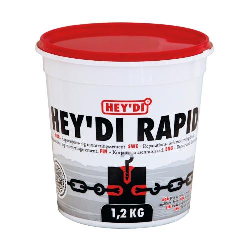 Hey'di Snabbruk Rapid 1,2kg Grå