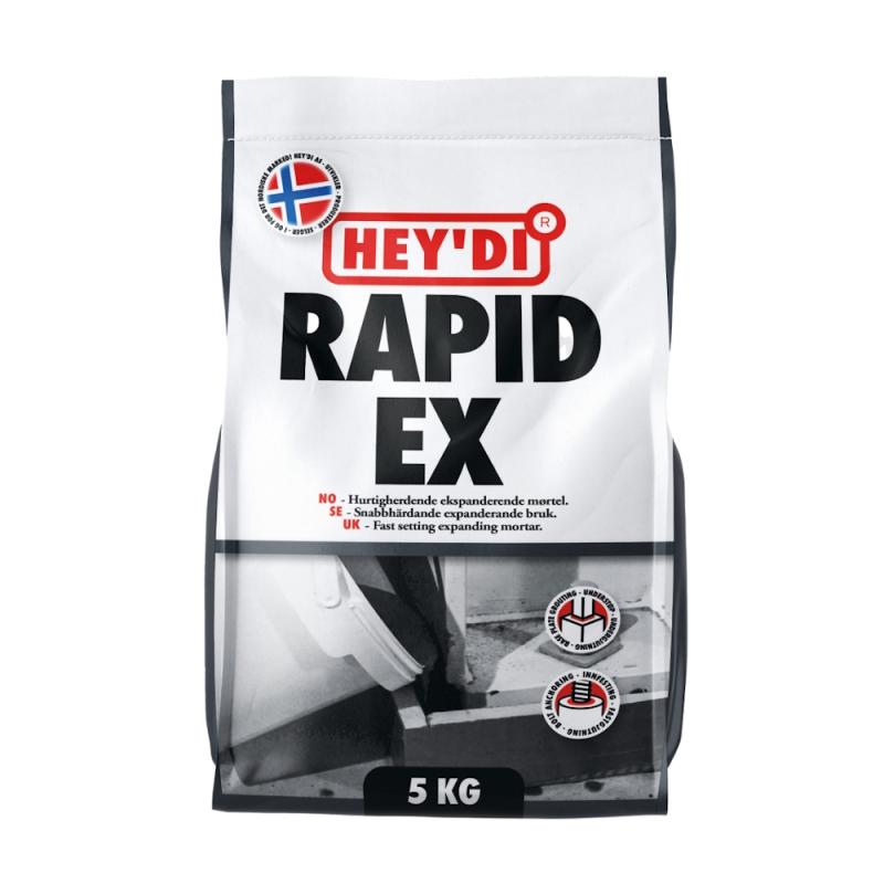 Hey'di Ekspander Beton Rapid EX 5kg Grå