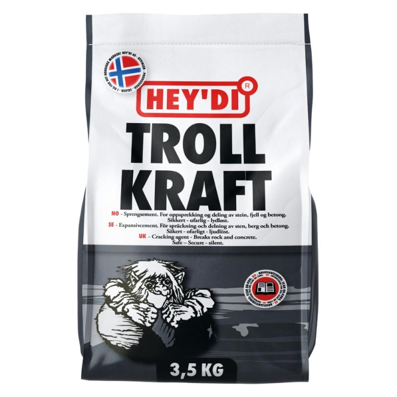 Sprængningscement Trollkraft 3,5kg Hey'di