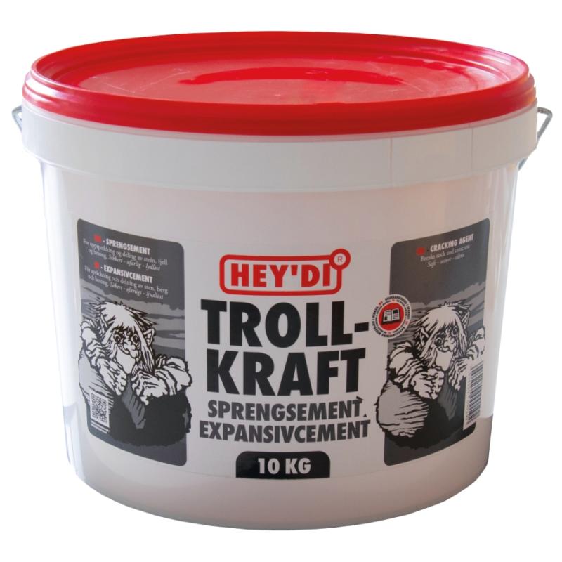 Sprængningscement Trollkraft 10kg Hey'di