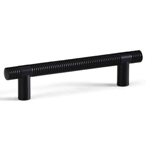 Køkkengreb Alma C/C 128mm Sort 2stk Habo 31016