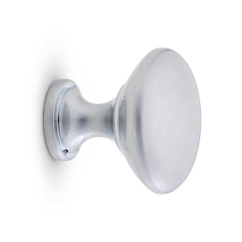 Knop Amadeus 27,5mm Børstet Krom Habo 31048