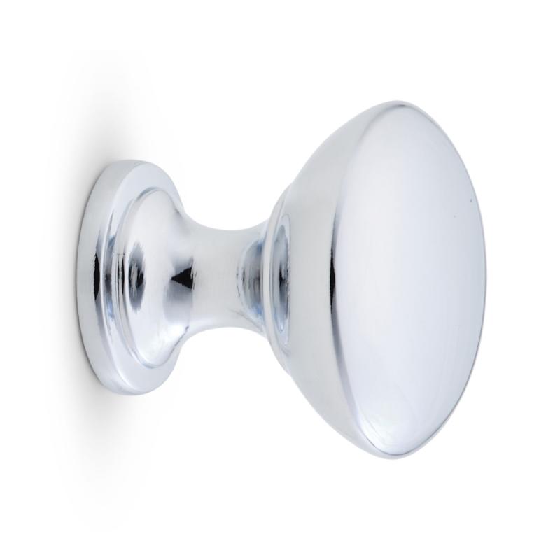 Knop Amadeus 27,5mm Krom Habo 31049