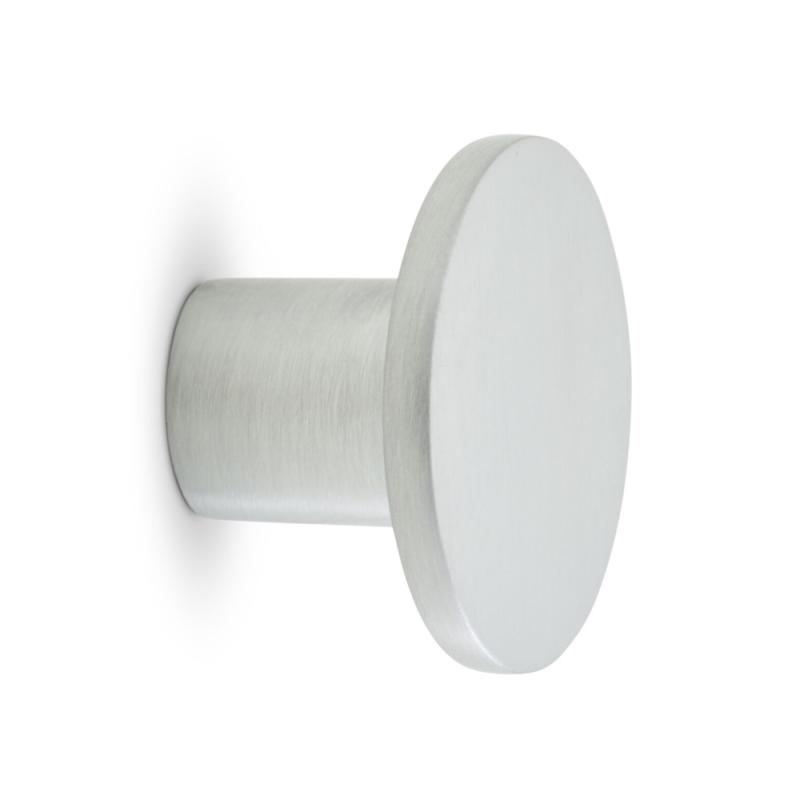 Knop Charlie 28mm Habo (Borstad krom)