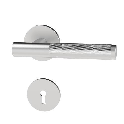 Dørgreb Paris Med Nøgleplade Rustfrit Stål Habo 31162