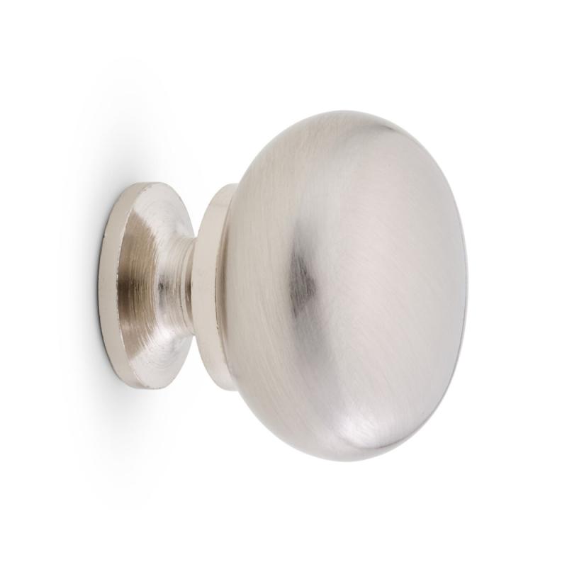 Knop Noel 30mm Børstet Krom Habo 31046